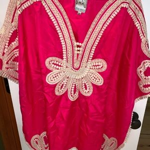 Yoana Baraschi kimono style silk blouse